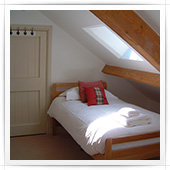 Room at the top – in the attic bedroom