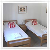 Twin beds in bedroom 3